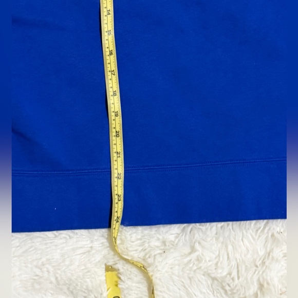 Nike Unisex Blue Crewneck Sweatshirt XXL Colorblock Gray Sleeves Athletic Look - Picture 8 of 12